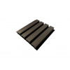 Fasádny lamelový obklad DUO Co-extrusion 221 x 26 mm Farebné prevedenie: Čokoládová, Dĺžka: 3 m