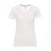 PAYPER V-NECK LADY 000951-0026 / Dámske tričko s krátkym rukávom, s výstrihom do V - biela S