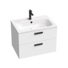 Ravak Chrome skrinka 70x49x50 cm závesná kúpeľňová skrinka pod umývadlo biela X000001745