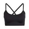 adidas Women's Sleeveless Low Impact Sports Bra Black L (16-18)