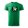 Sablio Tričko s potlačou Futbalová lopta - zelené 4XL