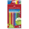 Faber-Castell Jumbo Grip - Pastelky trojhranné - 12 ks + strúhadlo