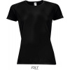 SOL'S | Sporty Women, Dámske šport. tričko, čierna, XL