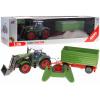 RAMIZ Traktor s prívesom RC 1:28 zelený RTR