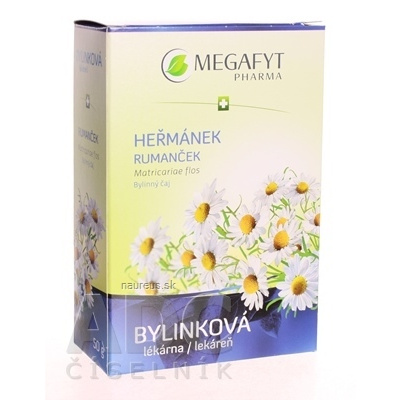 Megafyt Pharma s.r.o. MEGAFYT Bylinková lekáreň RUMANČEK bylinný čaj sypaný 1x50 g 50 g