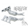 Katalyzátor MagnaFlow 70606 pro BMW Z3/ Z4/ 3xx M54
