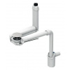Geberit ONE - Úsporný umývadlový sifón s výpustom pre umývadla so skrytým prepadom, d 32 mm, biela 152.051.01.1