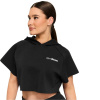 Dámska mikina GymBeam Women‘s Relay Cropped Hoodie Black M Dámska mikina GymBeam Women‘s Relay Cropped Hoodie Black M
