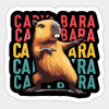 CUKROVÁ TLAČ jedlý obrázok na tortu Cukrová hmota KAPYBARA ZVIERATKO CAPYBARA + MENO