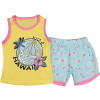 Dievčenský letný komplet tielko kr. rukáv + kraťasy, veľ. 92