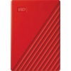 WD My Passport, My Passport, 4 TB, externí HDD 6,35 cm (2,5), USB 3.2 (Gen 1x1) , červená, WDBPKJ0040BRD-WESN