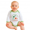 Body s potlačou New Baby ...maluju si po tělíčku Zelená 56 (0-3m)