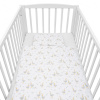 Bavlnený set do postieľky s výplňou New Baby Husičky 90x120 cm biela