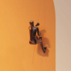 Nástenný objekt KARE Climber Rope, polyresin, výška 51 cm, hnedá farba - 61623