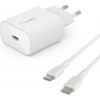 Belkin 25W PD 3.0 PPS USB-C nab. + USB/USB-C kabel WCA004vf1MWH-B6