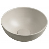 Sapho MINOR betonové umývátko na desku, Ø 26cm, písková mat
