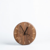 Valovič Woodworking Drevené nástenné hodiny 30cm orech H5