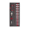 MILWAUKEE 4932479825 PENOVÁ VLOŽKA SADY NÁSTRČNÝCH KĽÚČOV A RAČNE 3/8”