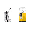 La Pavoni Professional Lusso + Eureka Mignon Specialita, CR yellow