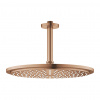 GROHE Rainshower Cosmopolitan 310 - Hlavová sprcha, 1 prúd, so sprchovým ramenom, kartáčovaný Warm Sunset 26067DL0