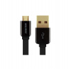 Kábel AVACOM MIC-120K USB - Micro USB, 120cm, čierna (DCUS-MIC-120K)