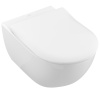 Villeroy & Boch Subway 2.0 Combi-Pack - SET Závesné WC + sedátko SlimSeat SoftClosing, alpská biela CeramicPlus 5614R2R1