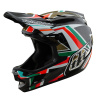 Troy Lee Designs Tld D4 Carbon, prilba - Frames Black/Gold Veľkosť: XL