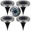 Solárne svietidlá - Solárne lampy Disk Svetlo 4 ks Set (Solárne svietidlá - Solárne lampy Disk Svetlo 4 ks Set)