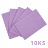 10KS PRACOVNÁ PODLOŽKA VODEODOLNÁ FIALOVÁ 45x33CM
