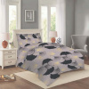 Sivé bavlnené obliečky na jednolôžko 140x200 cm Jess – Cotton House