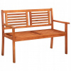 Záhradná lavica, lavička - Vidaxl Double Garden Bench, 120 cm, Lite Dre (Vidaxl Double Garden Bench, 120 cm, Lite Dre)