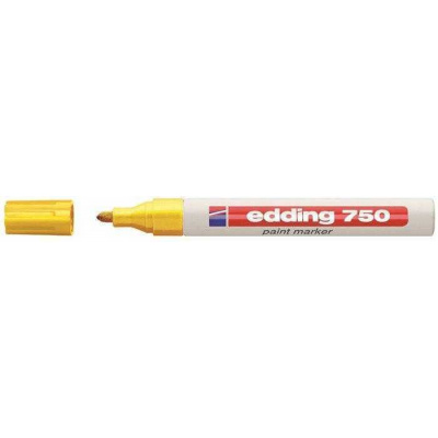 Lakový popisovač 750, žltá, 2-4mm, EDDING