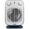 De’Longhi HFS50B20.AV, Elektrický ohrievač s ventilátorom, IP21, Vnútorný, Stôl, Podlaha, Tabuľka, Modrá, Biela, Otočné