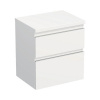 Skrinka pod umývadlo Jungborn TRENTA biela matná 56,7 x 64,6 x 44,5 cm
