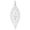 Ozdoba MagicHome Vianoce, strieborné, na vianočný stromček, 2 ks, 16 cm