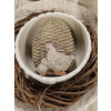 Clayre & Eef Prírodný hnedý prútený veniec Woodly XXS - Ø 20*4 cm - Clayre & Eef