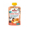 HOLLE Panda Peach Bio pyré broskyňa marhuľa banán špalda 100 g (8+)