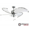 FANTASIA SPINNAKER COMBI 114802 52“ nerezová oceľ/biela Reverzný stropný ventilátor