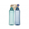 Sistema Ocean Bound Fľaša Swift Squeeze Twist n Sip 480 ml 2 pack, mix farieb