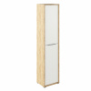 Tempo Kondela Vysoká policová skriňa, dub artisan/biela, RIOMA TYP 06