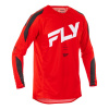 dres EVOLUTION, FLY RACING - USA 2025 (červená/bílá/černá) 2XL