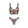Soranna top a otvorené stringy L/XL Obsessive