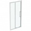 Ideal Standard i.Life Posuvné sprchové dvere, dvojdielne, 110 cm, silver bright/číre sklo T4943EO