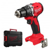 Milwaukee M18 BLPDRC-0X aku příklepová vrtačka 18 V, bezuhlíková, bez akumulátoru, bez nabíječky, kufr