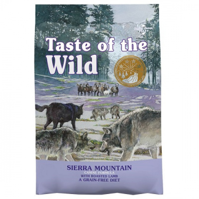 Taste of the Wild Dog Sierra Mountain jahňa 12,2 kg