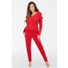 Italian Fashion Dámske domáce oblečenie Italian Fashion Karina červené, Veľkosť L, Farba červená