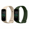 2x Náramok kwmobile Xiaomi Amazfit Band 7 zelená, béžová