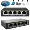 Ethernetový rozdeľovač Adapter Rj45 1x4 s napájacím zdrojom Typ-c Prenos 1000 m