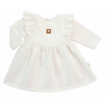 Baby Nellys | Dětské teplákové šaty, tunika Vintage Love - krémové, vel. 86 - 62 (2-3m)