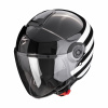 Moto přilba SCORPION EXO-CITY II BEE černo/bílá - Velikost XL